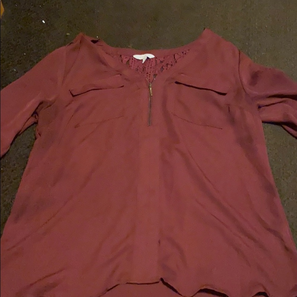 Maroon Top